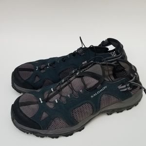 SALOMON MENS TRAIL/HIKING SHOES SIZE 10.